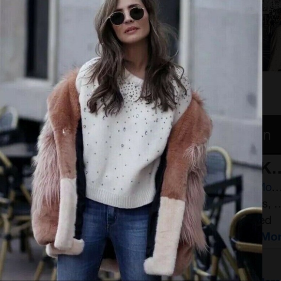 ❤️SOLD OUT❤️ZARA BEADED SWEATER - Picture 6 of 8